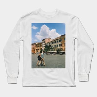 Couple in Rome - Remix Long Sleeve T-Shirt